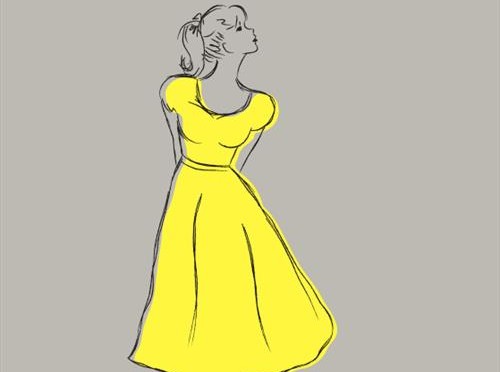 Nis Georg Bøgen – Pigen i den gule kjole